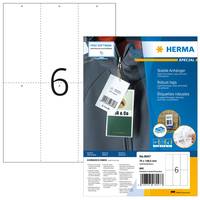 HERMA Special - Nicht klebend - perforiert - weiß - 70 x 148.5 mm 600 Etikett(en) (100 Bogen x 6)