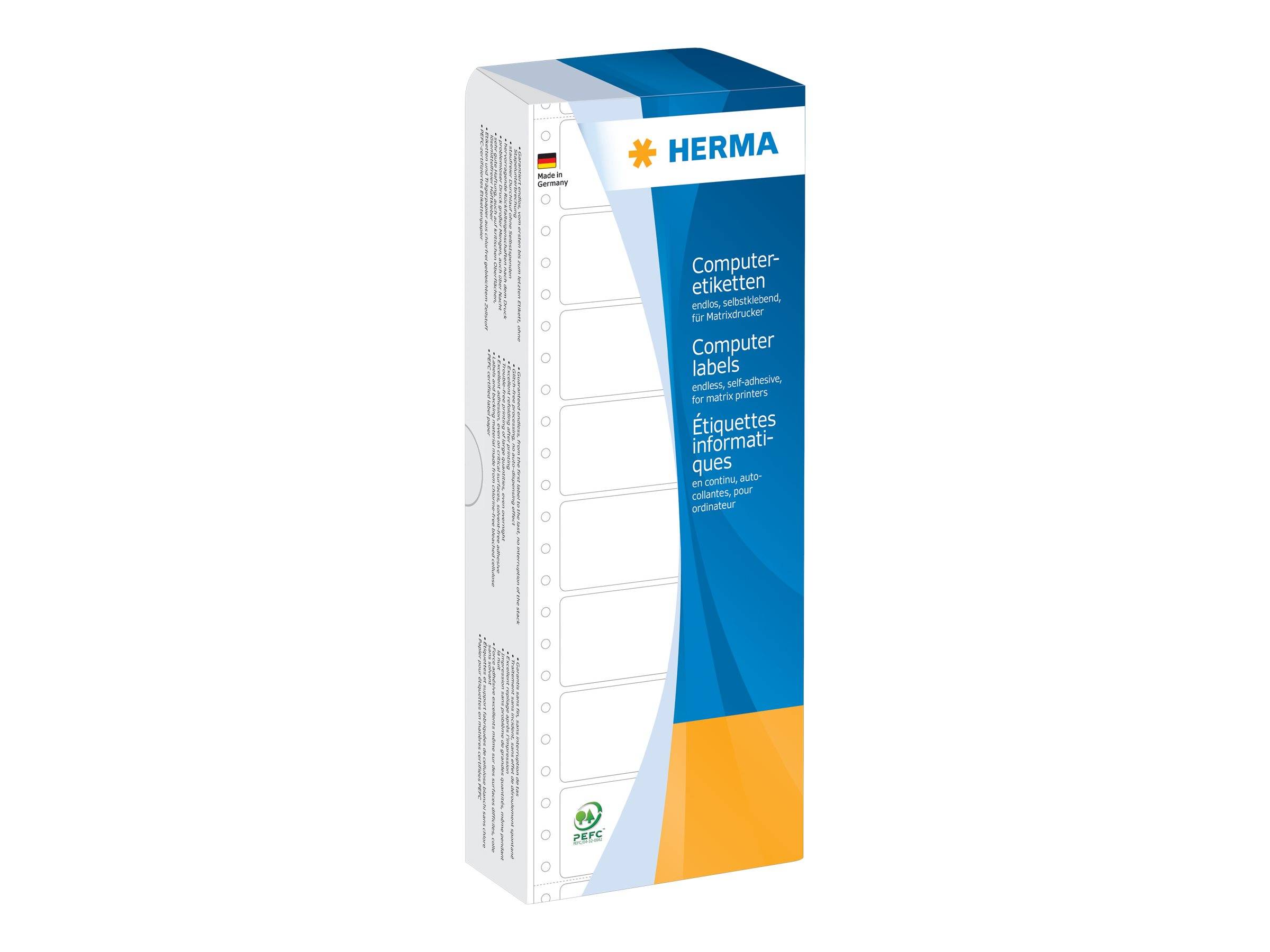 HERMA Computer labels - Papier - matt - permanent selbstklebend