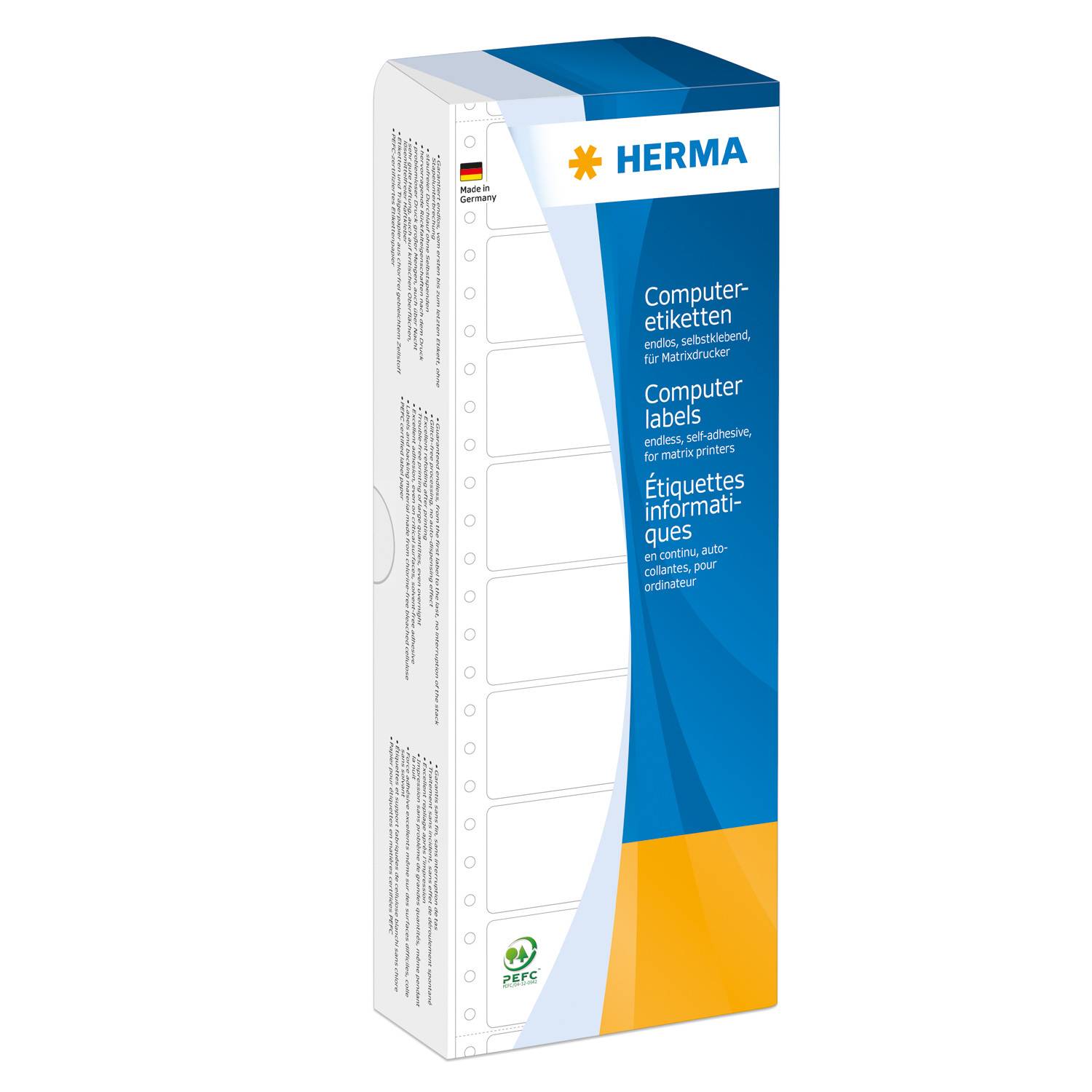 HERMA Computer labels - Papier - matt - permanent selbstklebend