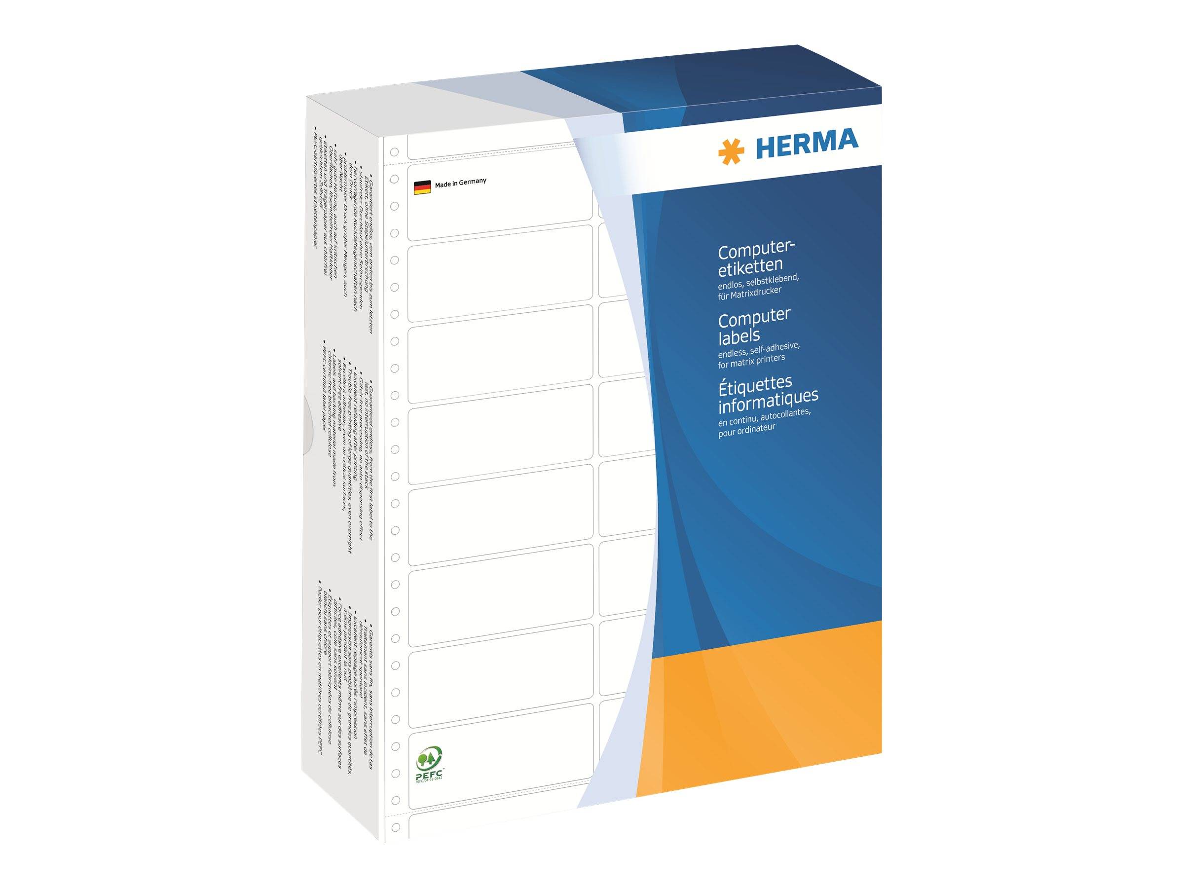 HERMA Computer labels - Papier - matt - permanent selbstklebend