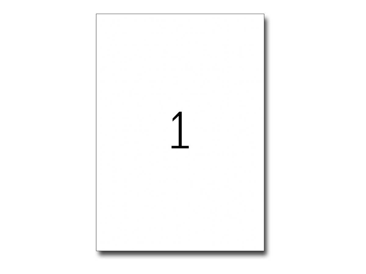 HERMA Premium - Papier - matt - permanent selbstklebend - weiß - A4 (210 x 297 mm)