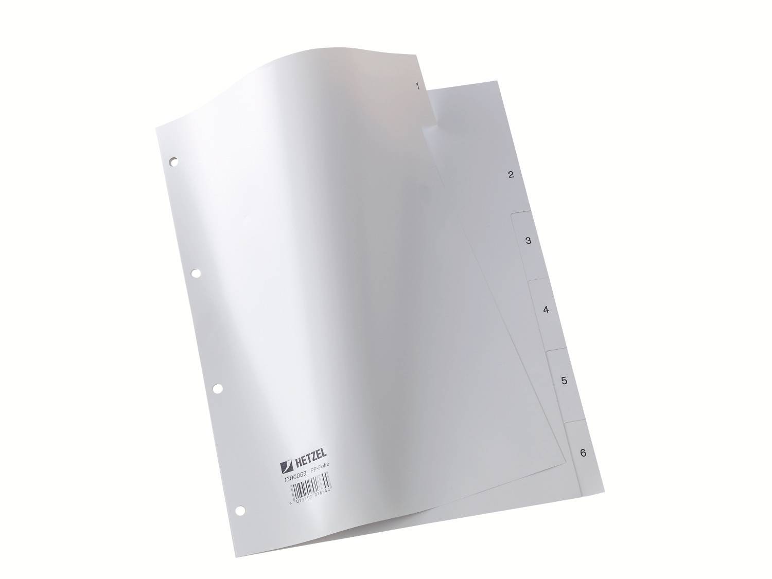 Plastikregister 1-6 - Hetzel