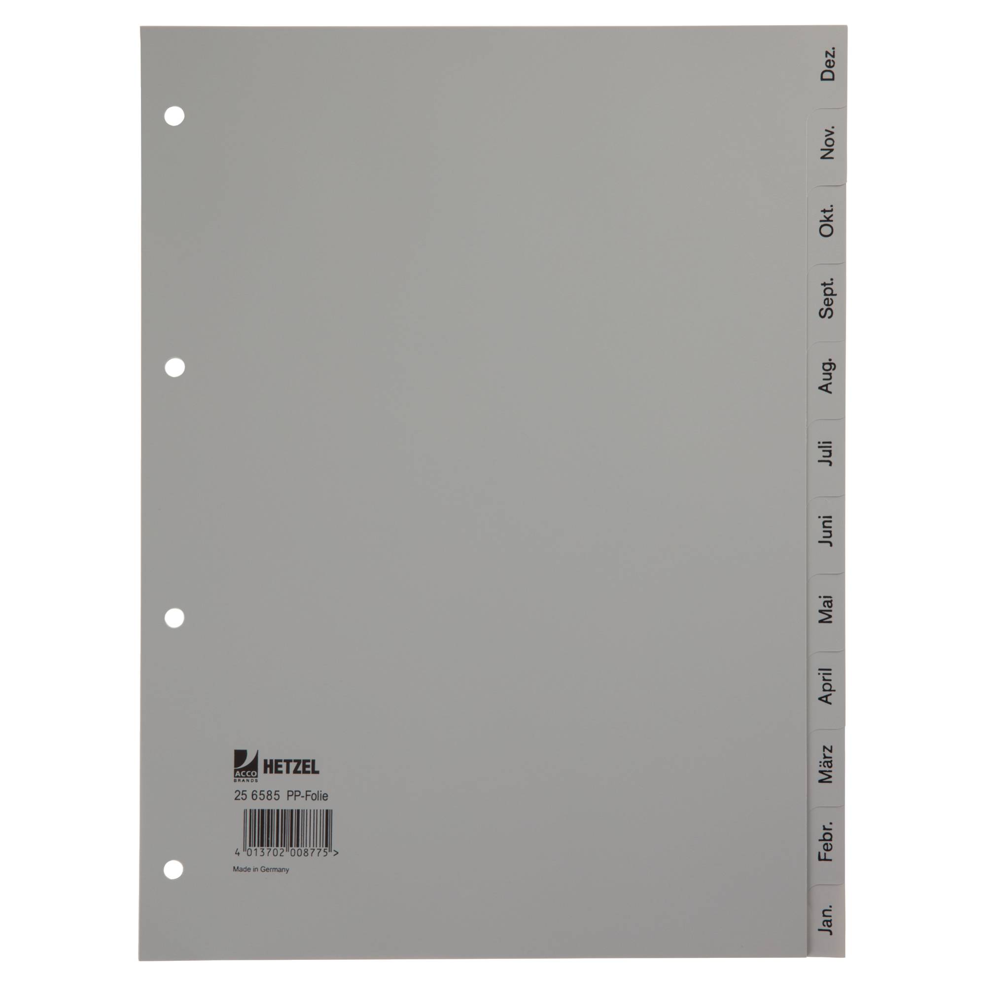 Plastikregister Dez-Jan