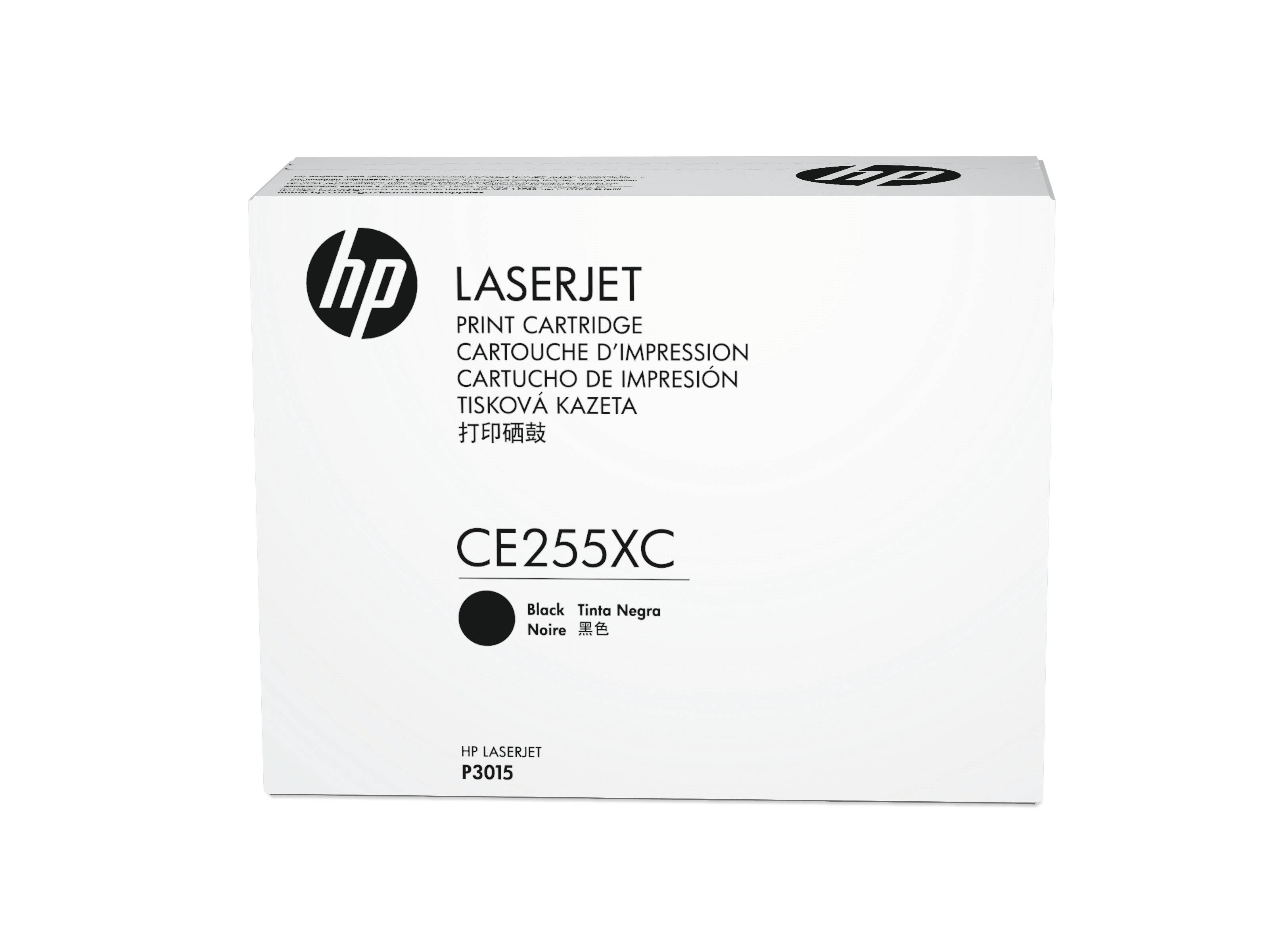 HP LaserJet CE255X Contract Black Print Cartridge, 12500 Seiten, Schwarz, 1 Stück(e)