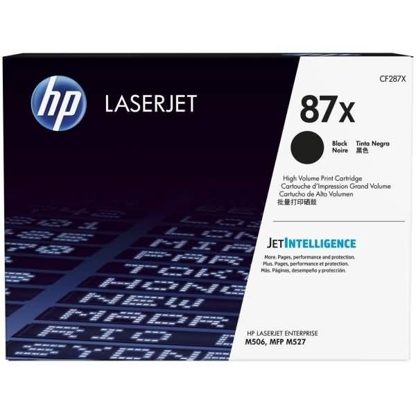 HP 87X Contractual High Yield Black Original LaserJet Toner Cartridge, 18000 Seiten, Schwarz, 1 Stück(e)