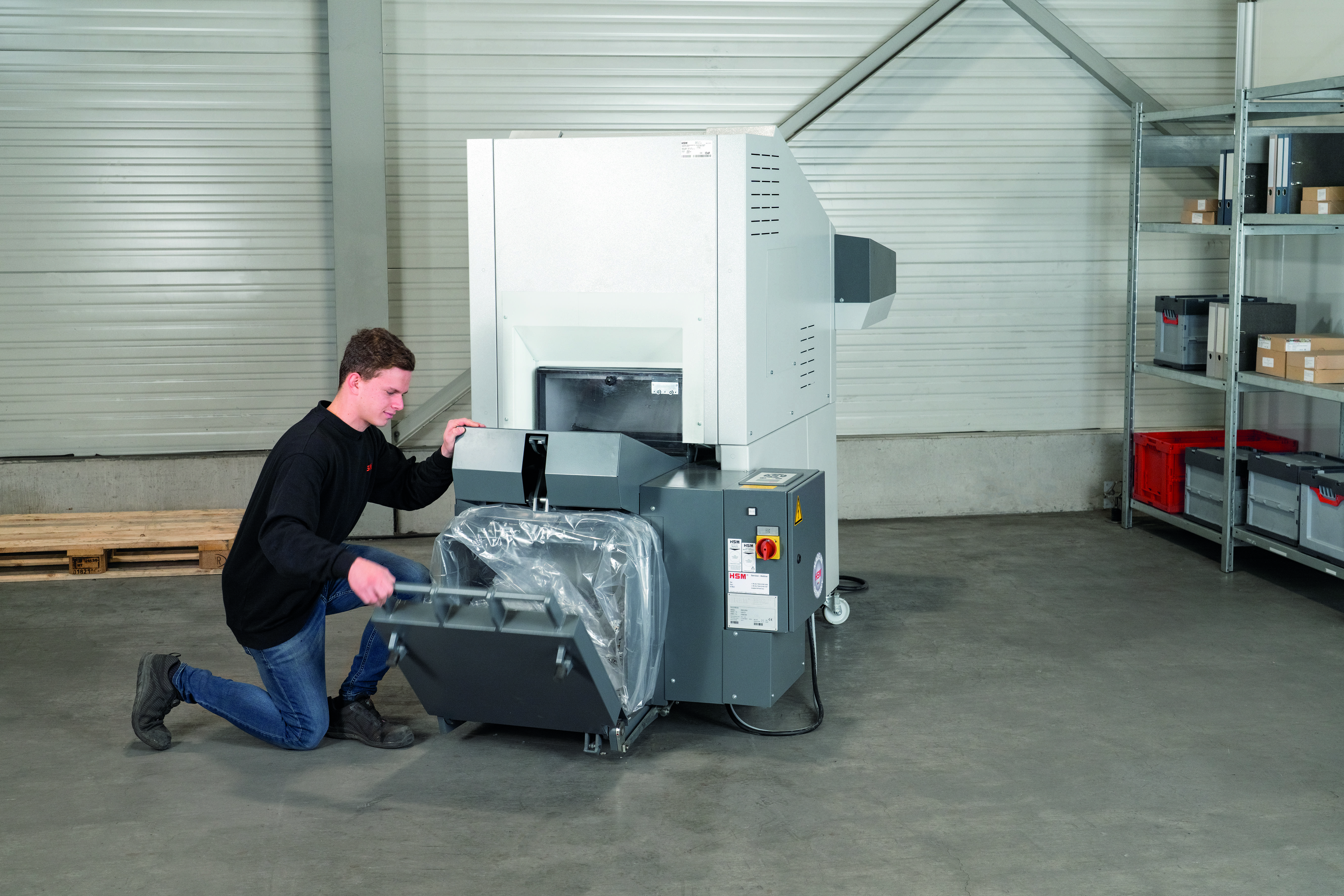 Schredder-Pressen-Kombination HSM Powerline SP 5080