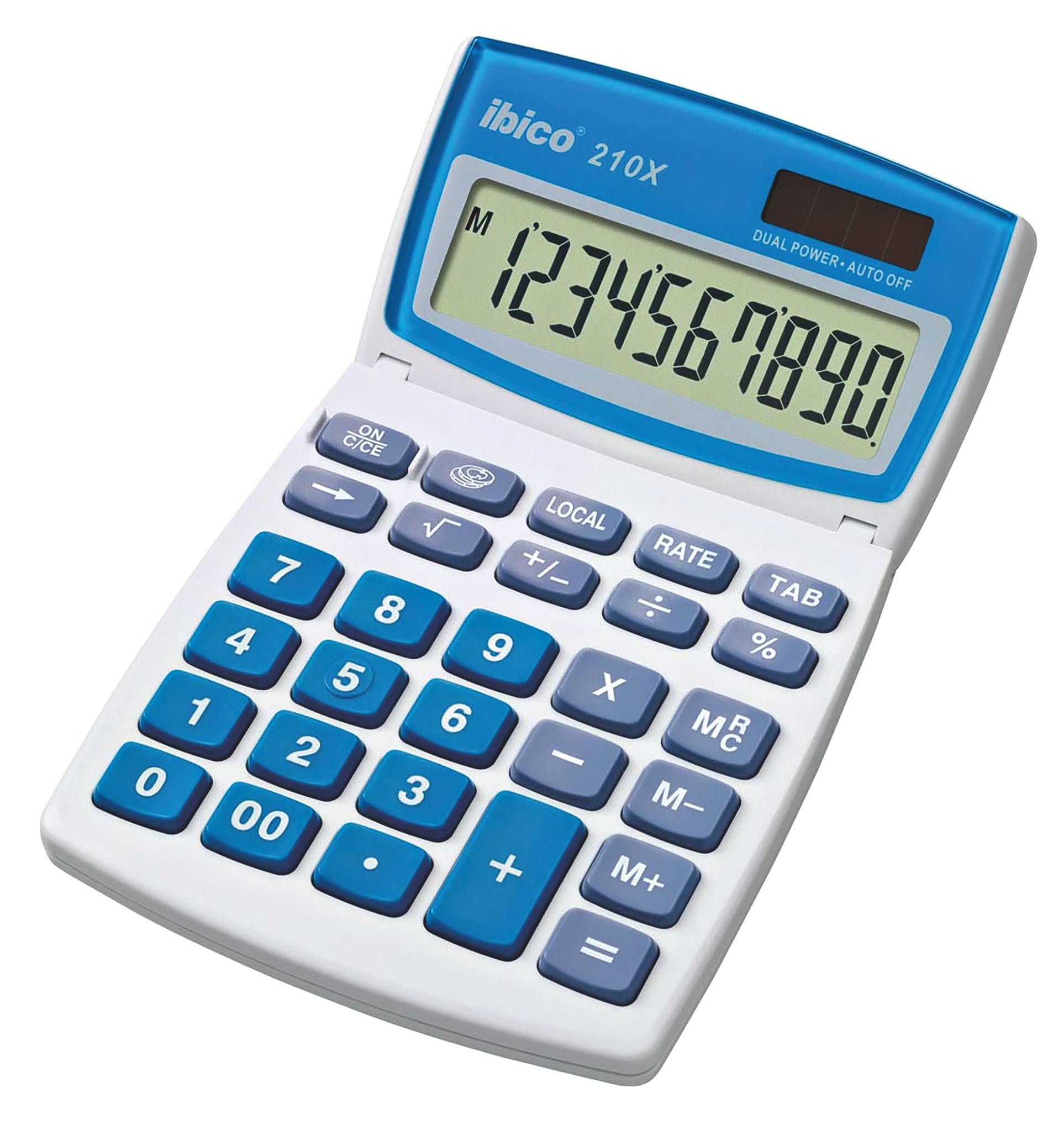 Tischrechner 210X - weiß/blau