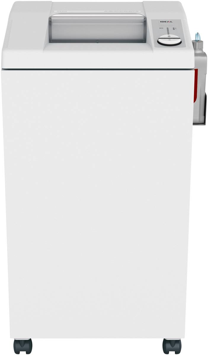 Büro-Aktenvernichter IDEAL 2604 CC mit automatischem Öler Partikelschnitt 2 x 15 mm