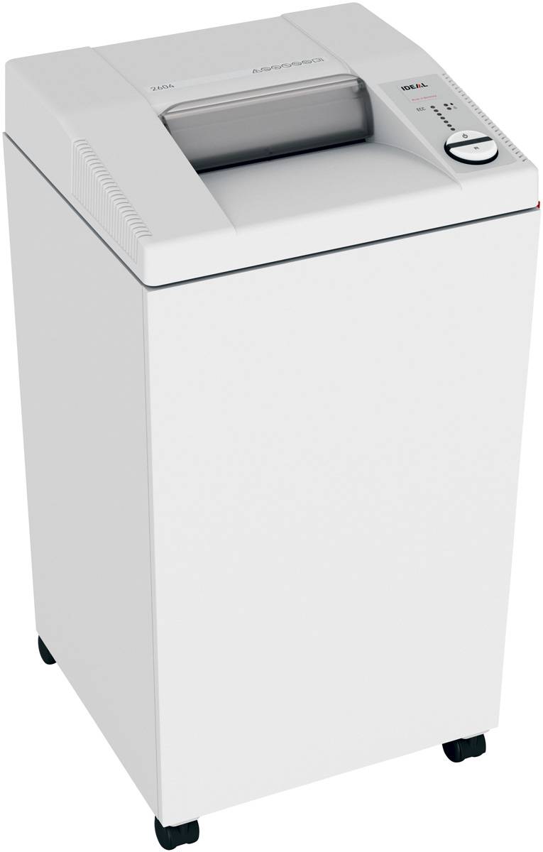 Büro-Aktenvernichter IDEAL 2604 CC mit automatischem Öler Partikelschnitt 4 x 40 mm