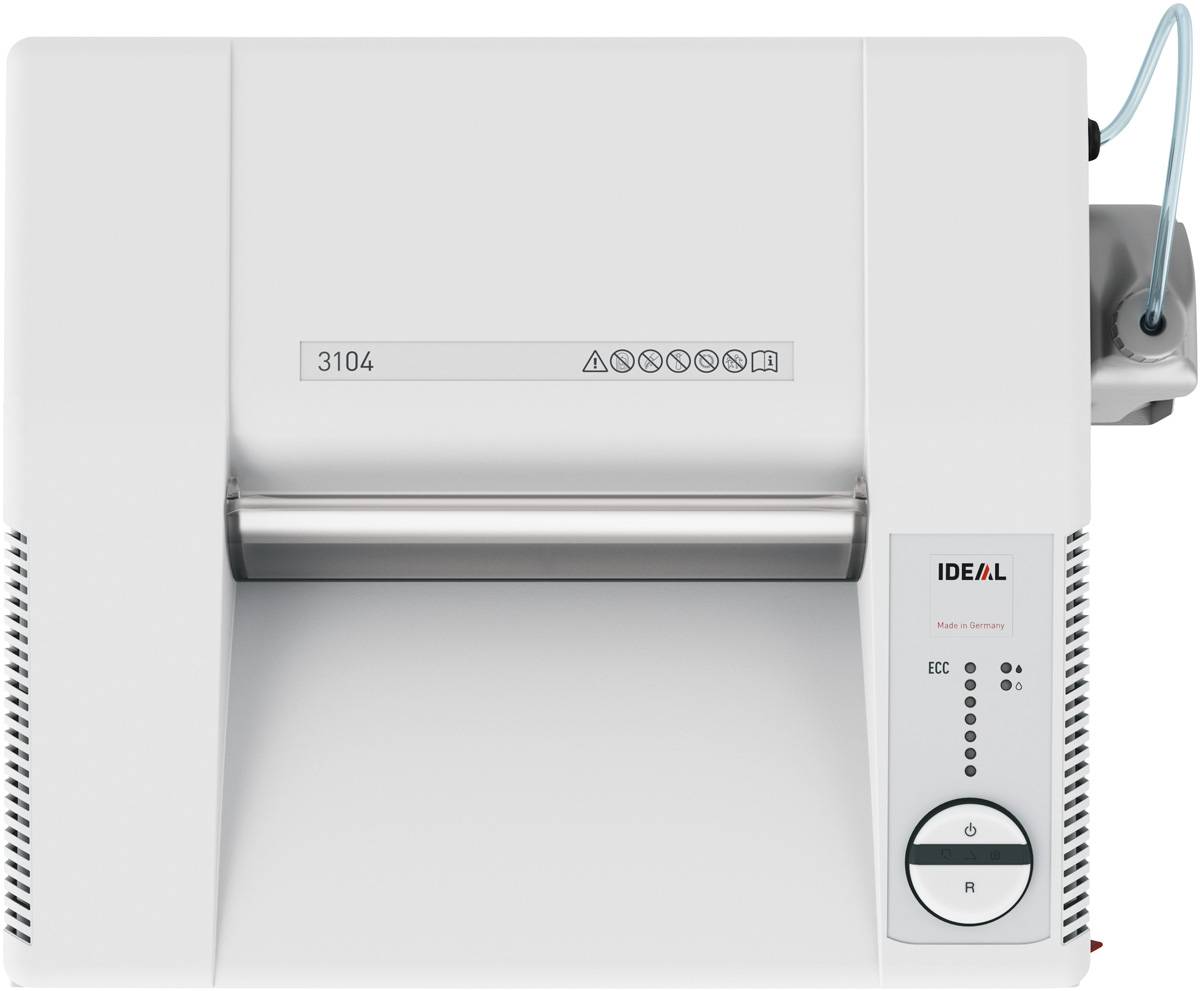 Büro-Aktenvernichter IDEAL 3104 CC mit automatischem Öler Partikelschnitt 4 x 40 mm