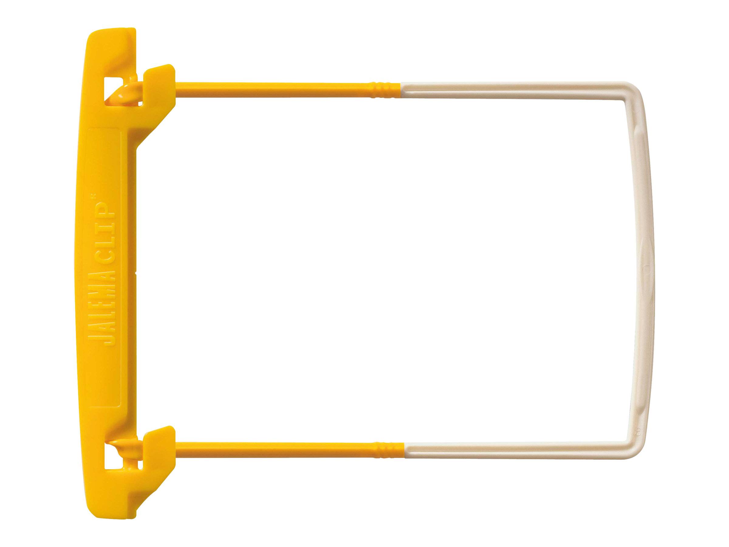 Jalema JalemaClip - Clip-Befestigungsmechanismus - weiß, Gelb (Packung mit 100)