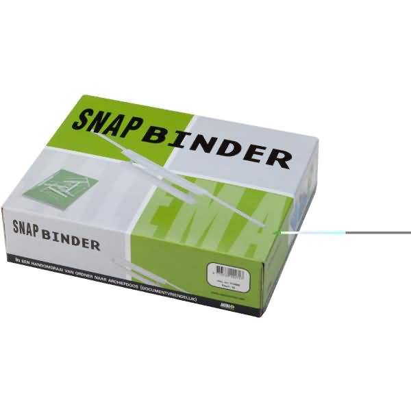 Archivbügel Snapbinder weiß VE=50 Stück