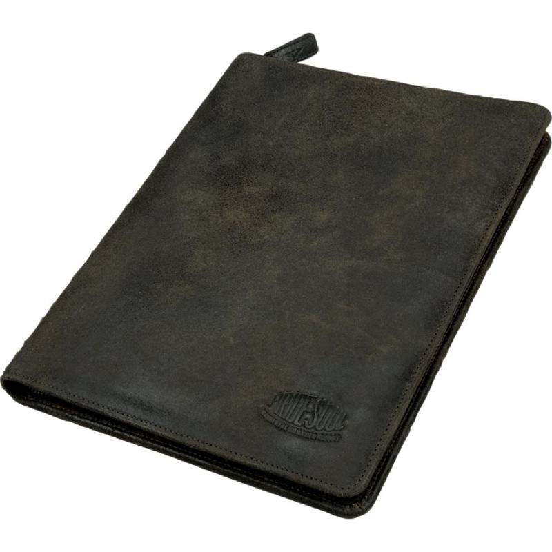 PRIDE&SOUL Schreibmappe, für DIN A4, Leder, braun