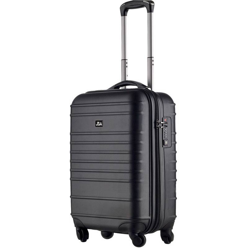 Reisetrolley 55cm ABS-Kunststoff 40l schwarz