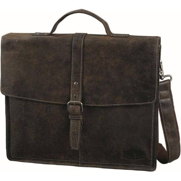 Businesstasche Lucky 37x30x8cm Leder braun