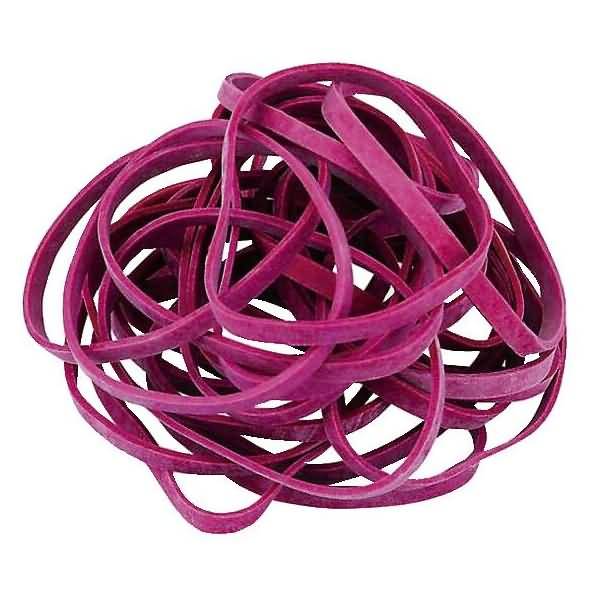 Gummibänder Flexibo 100x5mm 1kg rot