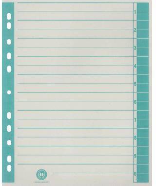 Trennblatt RC Karton 9541101100 A4 chamois/grün 100 St./Pack.