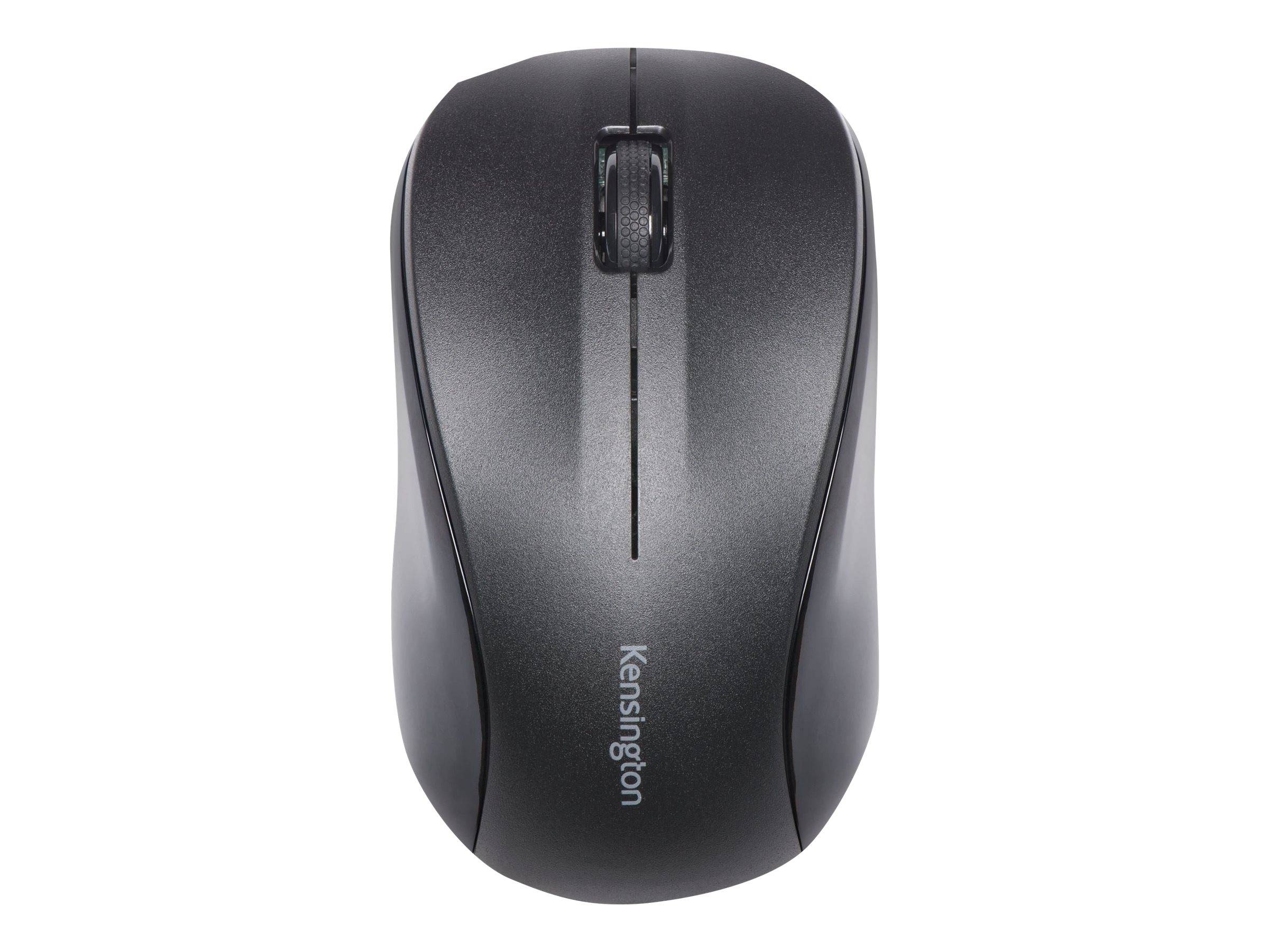 Kensington Wireless ValuMouse - Maus - rechts- und linkshändig - optisch - 3 Tasten - kabellos - 2.4 GHz - kabelloser Em