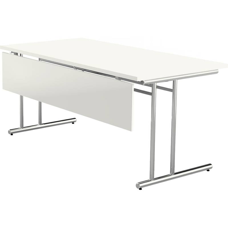 kerkmann Knieraumblende/Sichtschutz für Schreibtisch, weiß