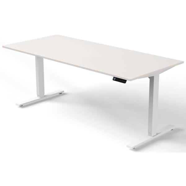 Sitz-/Stehtisch Move 3 elektr. höhenverstellbar BxT 180x80cm weiß