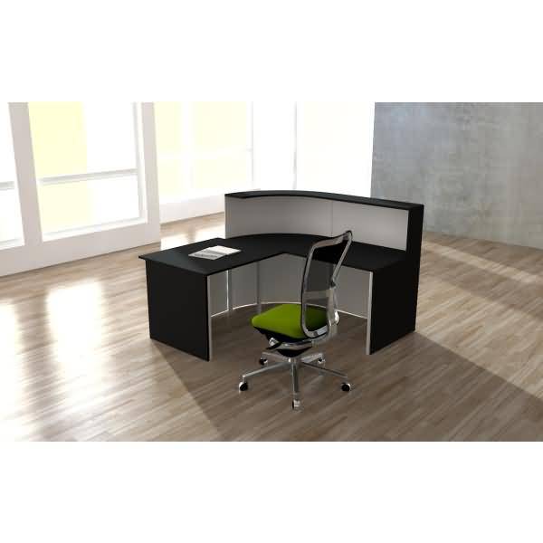 Theke Cento 4 BxT 180x195cm weiß/anthrazit