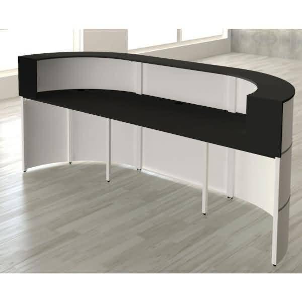 Theke Cento 3a BxT 260x80cm weiß/anthrazit