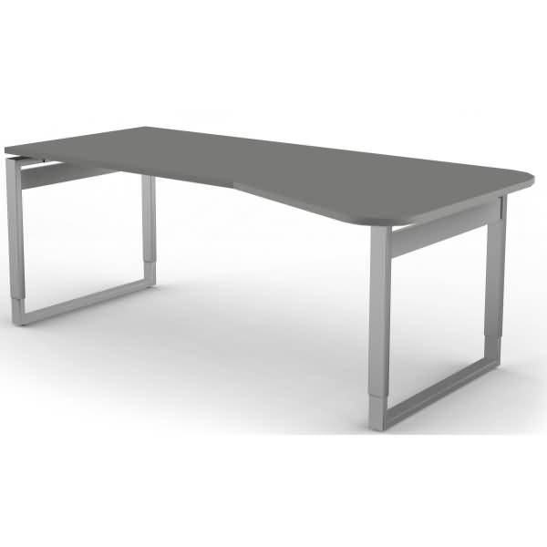 Schreibtisch StageOne Form 5 XL BxT 20x1000cm grafit