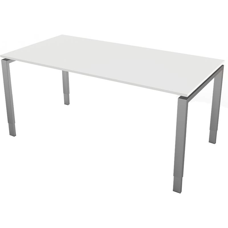kerkmann Schreibtisch Form 5, (B)1.600 x (T)800 mm, weiß