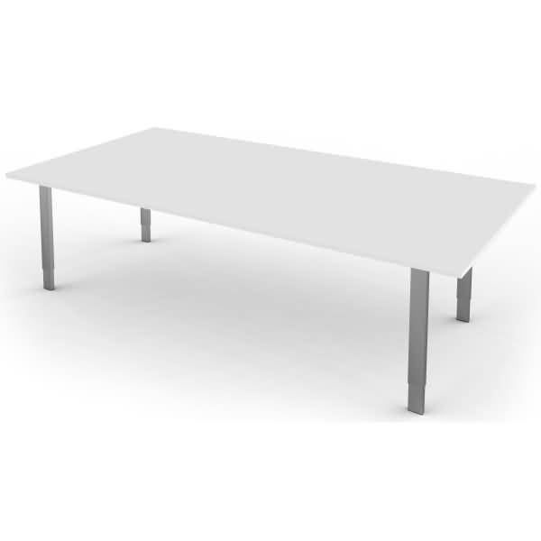 Schreibtisch StageOne Form 5 XL BxT 200x100cm weiß