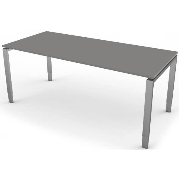 Schreibtisch StageOne Form 5 BxT 180x80cm grafit