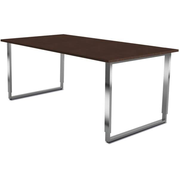 Schreibtisch Aveto Bügelgestell 160x80x68-82cm höhenverstellbar wenge