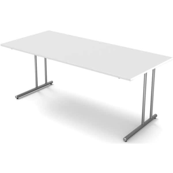 Schreibtisch start up BxT 180x80cm weiß