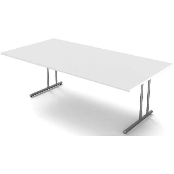 kerkmann Schreibtisch Start Up, (B)2.000 x (T)1.000 mm, weiß