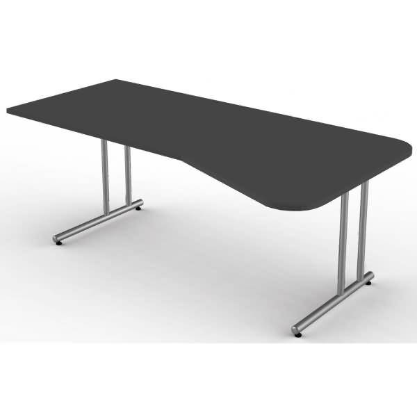 Schreibtisch start up BxT 195x100cm anthrazit