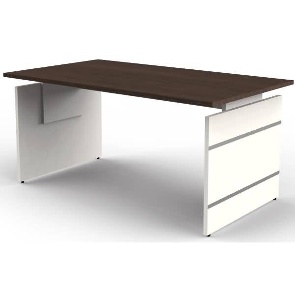 kerkmann Wangen-Schreibtisch Form 4, (B)1.600 mm, wenge
