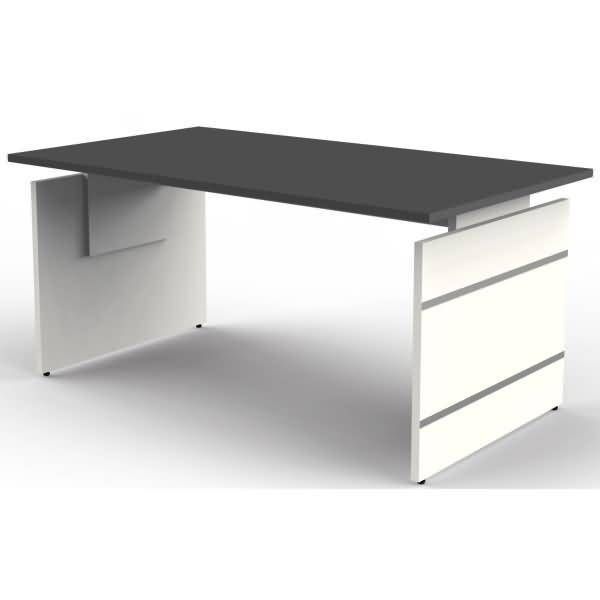 Schreibtisch StageOne Form 4 BxT 160x80cm anthrazit
