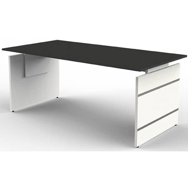Schreibtisch StageOne Form 4 BxT 180x80cm anthrazit