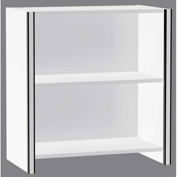 Einzelregal Aveto 2OH BxTxH 800x380x760mm weiß