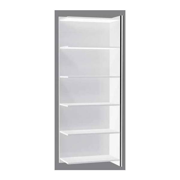 Anbauregal Aveto 5OH BxTxH 780x380x1830mm weiß