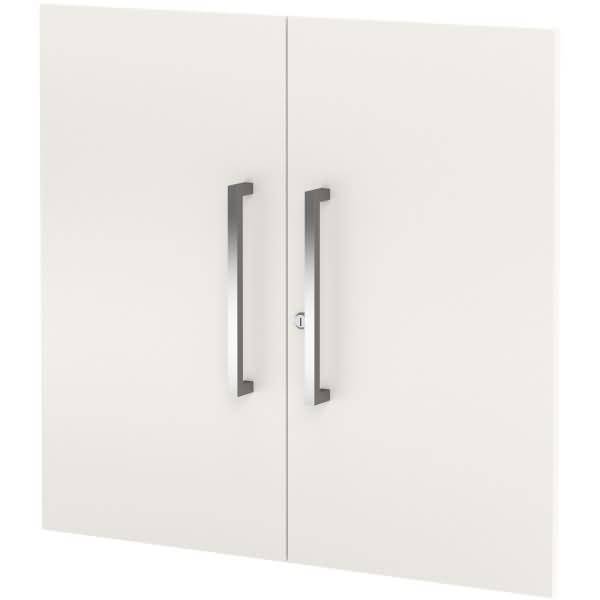 Vorbautüren Aveto 2OH Set Breite 760mm weiß