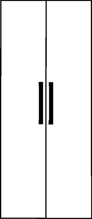 Flügeltür M-ove B.760mm 5 OH anth.