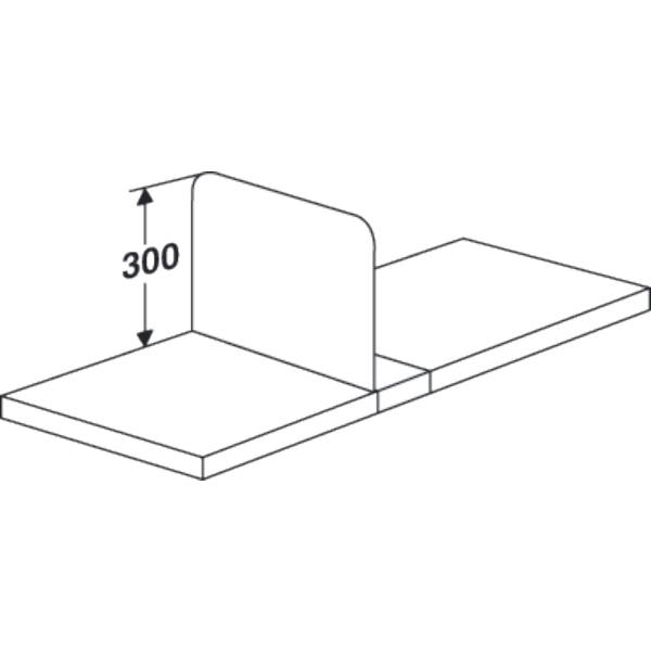 Fachteiler verschiebbar für Büro-Regal Progress 2000 Tiefe 30cm