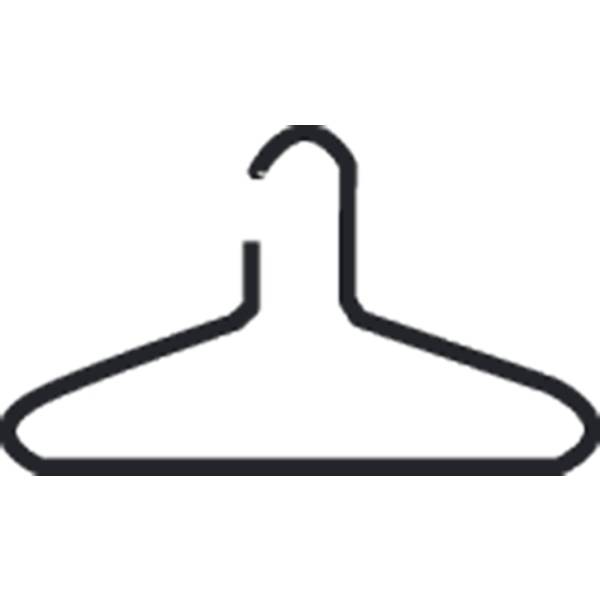 Kleiderbügel arte Durchmesser 9mm Aluminium