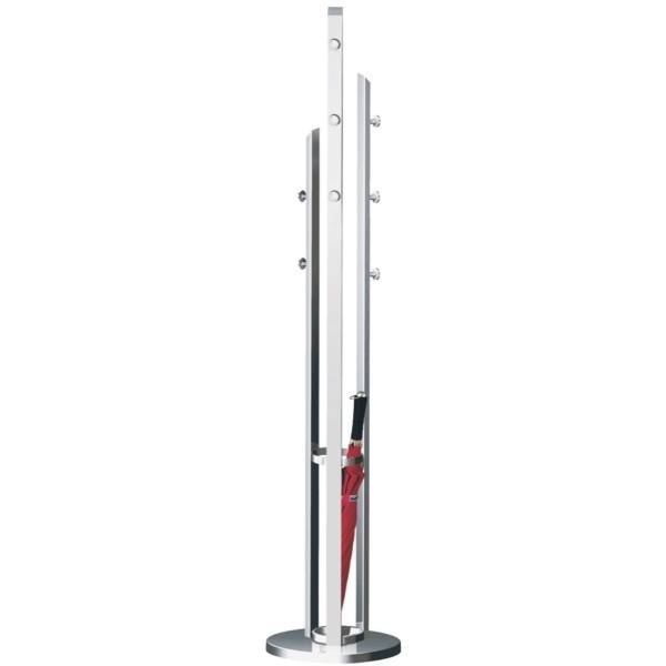 Garderobenständer Solitaire 175x40cm alusilber
