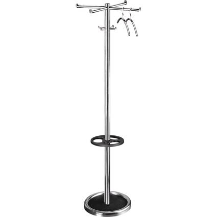 kerkmann Garderobenständer Roma, 2 x 4 Haken, chrom