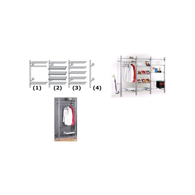 kerkmann Schirmhalter Arte mit Tropfmulde, silber