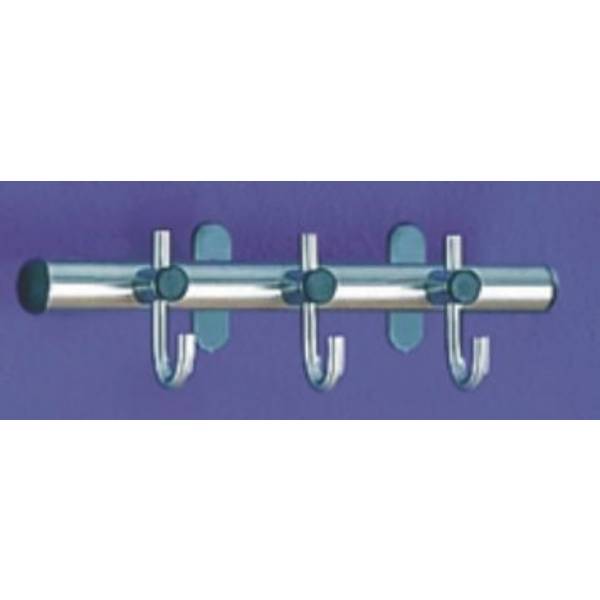 Wandgarderobe arte BxTxH 450x160x120mm Edelstahl