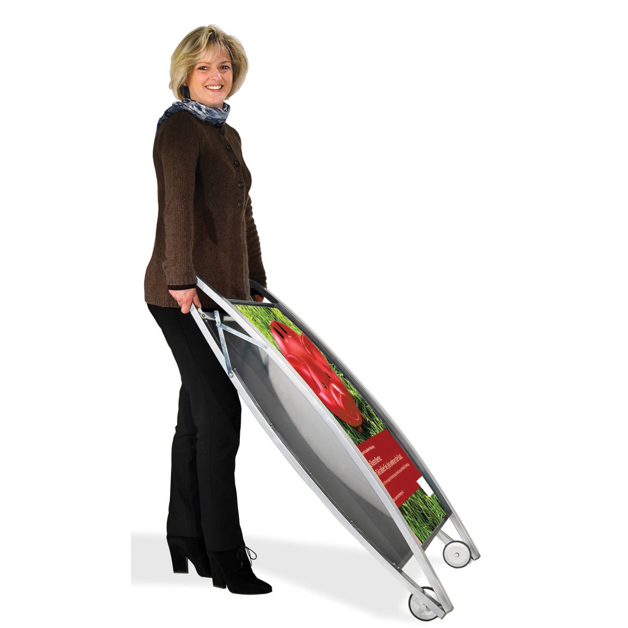 Kerkmann Plakatständer Boston 44689814 72x115x70cm Stahl silber