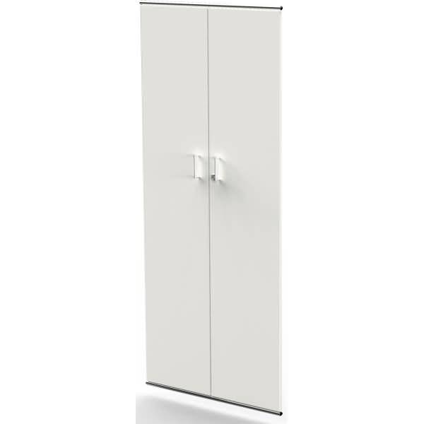 kerkmann Vorbautüren-Set für Regal, 5 Ordnerhöhen, weiß