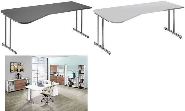 kerkmann Beistelltisch ARTLINE, rund, Holzdekor, weiß (71400327)